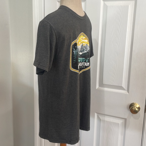Columbia sportswear Rocky Mountain national Park T-shirt gray 100% cotton mens M - Picture 4 of 7